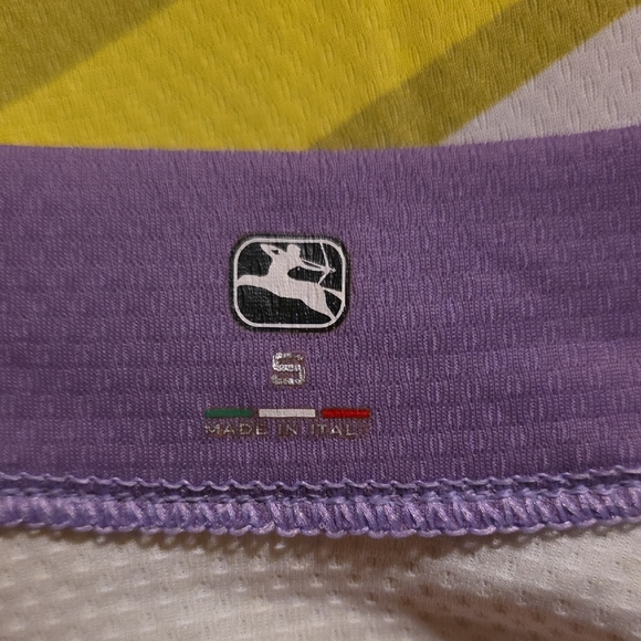 Giordana Women’s Short Sleeve Cycling Jersey - Lime/White/Purple - Picture 9 of 9